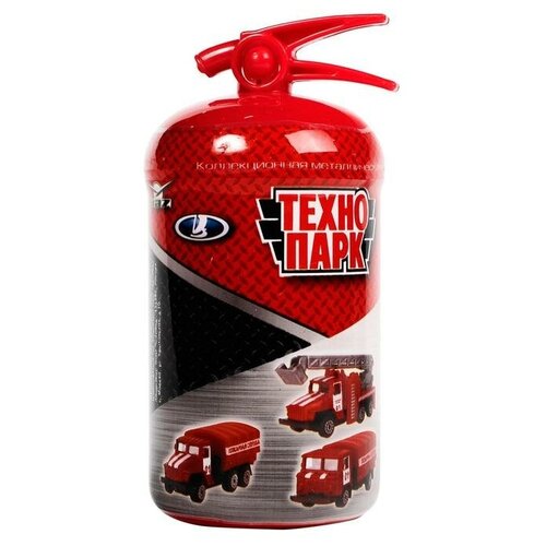 Машина металлическая «Пожарная техника» в огнетушителе, микс, нет бренда  - купить со скидкой