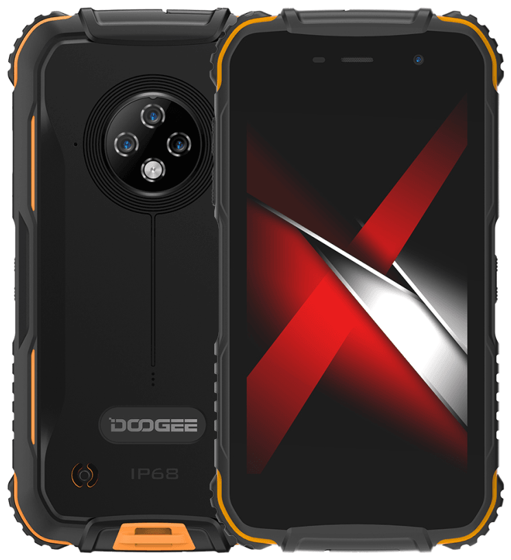 Doogee S35 Fire Orange, 5'' 18:9 720x1280, 4х1.8 ГГц, 4 Core, 3GB RAM, 16GB, up to 256GB flash, 13 МП+2 МП+2 МП/5Mpix, 2 Sim, 2G