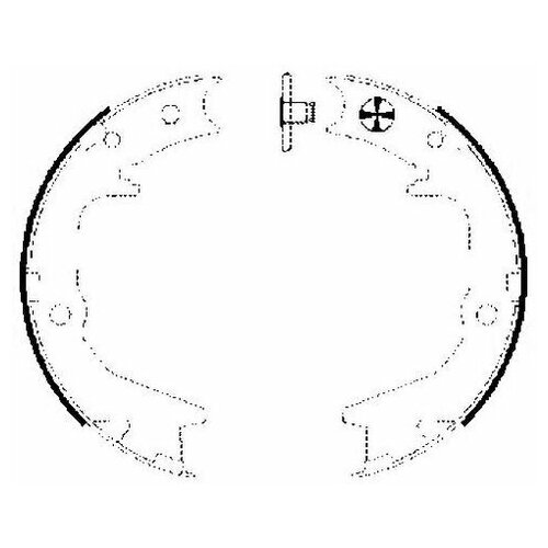 фото Комплект колодкок стояночного тормоза textar 91063000