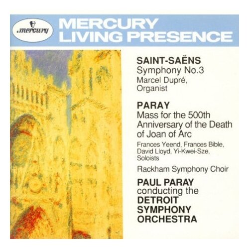 Виниловые пластинки, Mercury, PARAY, PAUL - Saint-Saens: Symphony No.3 Organ (LP) виниловые пластинки mercury paul paray sibelius symphony no 2 lp