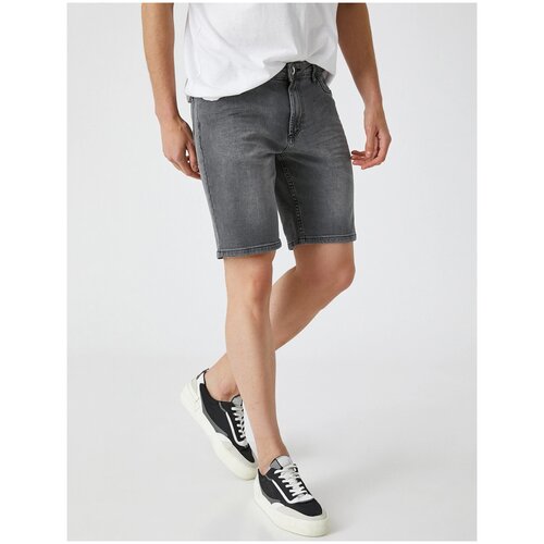 фото Шорты koton men, 1yam43009yd, цвет: grey, размер: 31