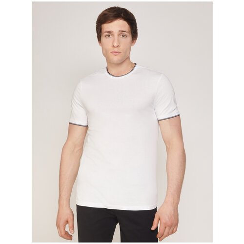 фото Футболка zolla 01131321y042 размер s, белый