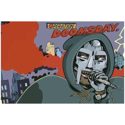 Картина по номерам на холсте MF DOOM - 400