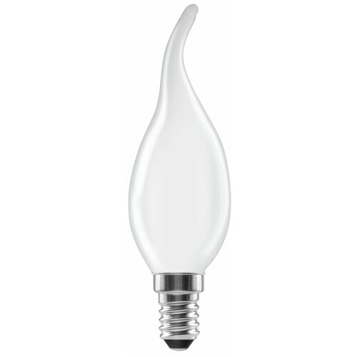 фото Лампа светодиодная lexman e14 220-240 в 5 вт свеча на ветру матовая 600 лм теплый белый свет