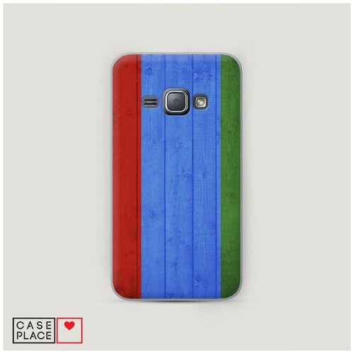 фото Чехол пластиковый samsung galaxy j1 флаг дагестана case place