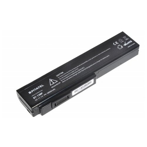фото Аккумуляторная батарея усиленная pitatel premium для ноутбука asus x55sv (6800mah)
