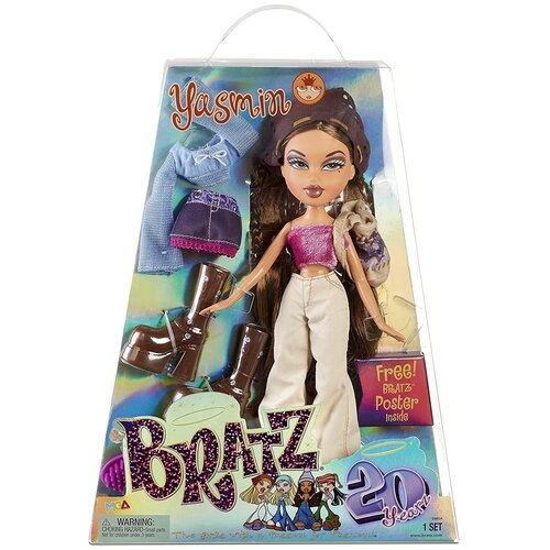 Кукла Братц Ясмин бэйсик 20 лет, Bratz Basic Yasmin