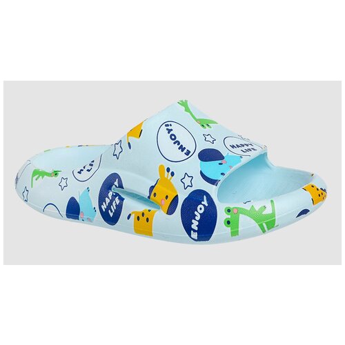 фото Шлепанцы flamingo, ж цвет голубой, размер 32