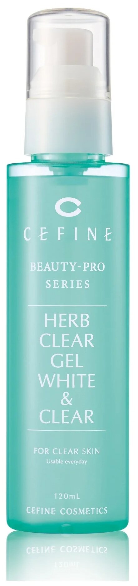 Cefine пилинг-гель для лица Beauty-Pro Series Herb Clear Gel White & Clear Осветляющий