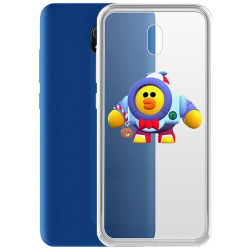 фото Чехол-накладка clear case brawl stars-нани салли для xiaomi redmi 8a krutoff group