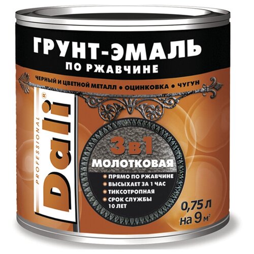 Краска с молотковым эффектом Dali 20409