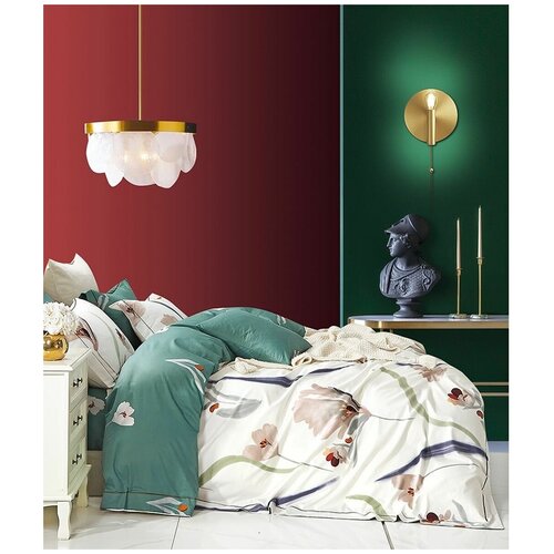 фото Постельное белье сатин "asabella" 1605-6, евро