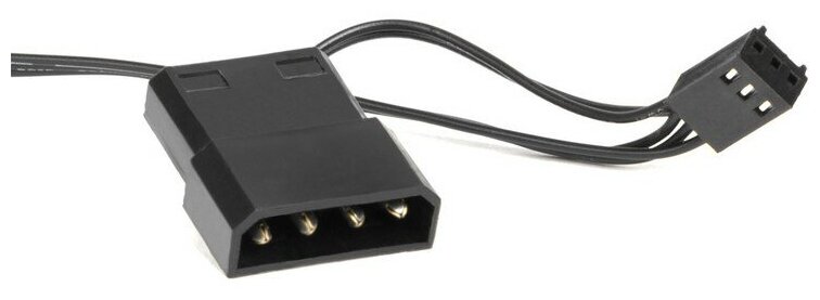 Вентилятор CROWN 120*120*25 1500об/мин 20дБ 4LED 3pin+MOLEX CMCF-12025S-1213, оранжевый