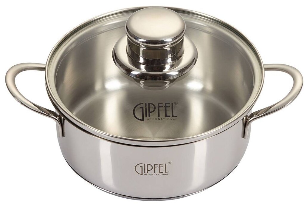 Кастрюля Gipfel 1202 MINI с крышкой 0,9л