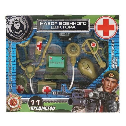 Набор доктора Играем вместе Военный (2004U064-R) игрушка набор оружия играем вместе военный 2008g153 r разноцветный