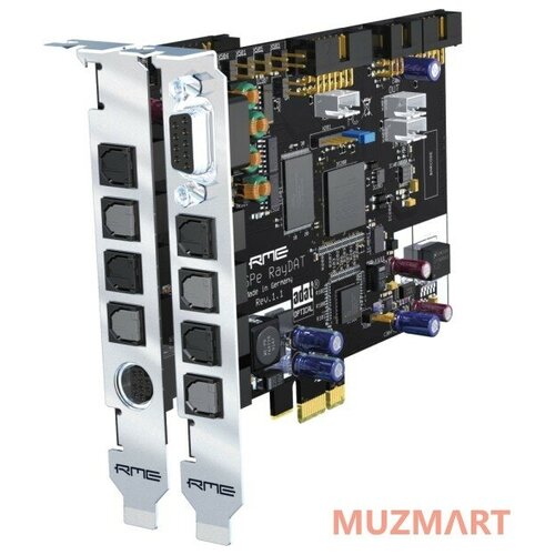 RME Hdspe Raydat 72 канальная, 24 Bit / 192 kHz, 4 x ADAT I/O PCI Express карта плата advantech 96 ch digital i o pci card bus pci i o connector 100 pin scsi female