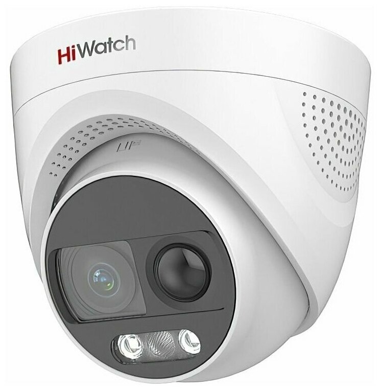 Камера видеонаблюдения Hikvision HiWatch Ds-t213x 3.6-3.6мм Hd-cvi Hd-tvi цветная корп.:белый