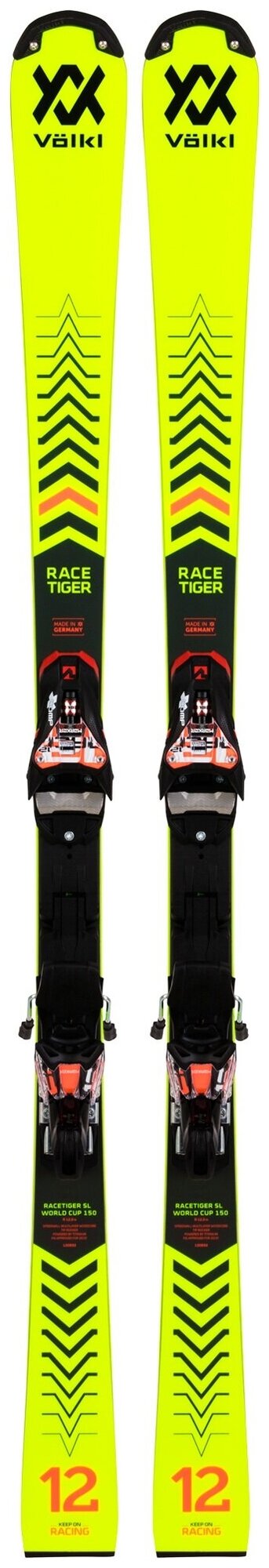 Горные лыжи с креплениями Volkl 2021-22 Racetiger Sl R Jr W Plate S + Race Junior 8 (см:129)
