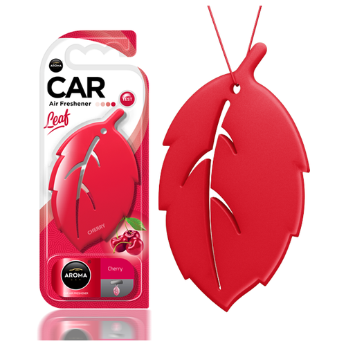 Ароматизатор полимерный Aroma Car LEAF 3D (Cherry) (13g)