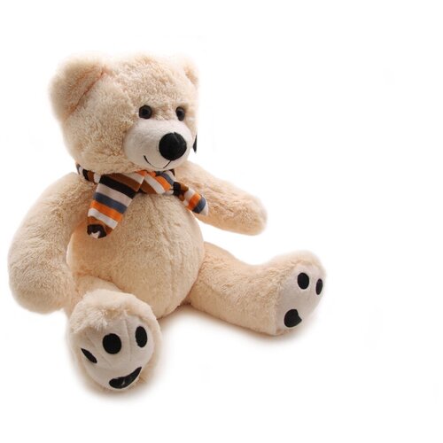 Мягкая игрушка Magic Bear Toys Медведь в шарфе 60 см. мягкая игрушка magic bear toys мишка эдгар в шарфе 20 см
