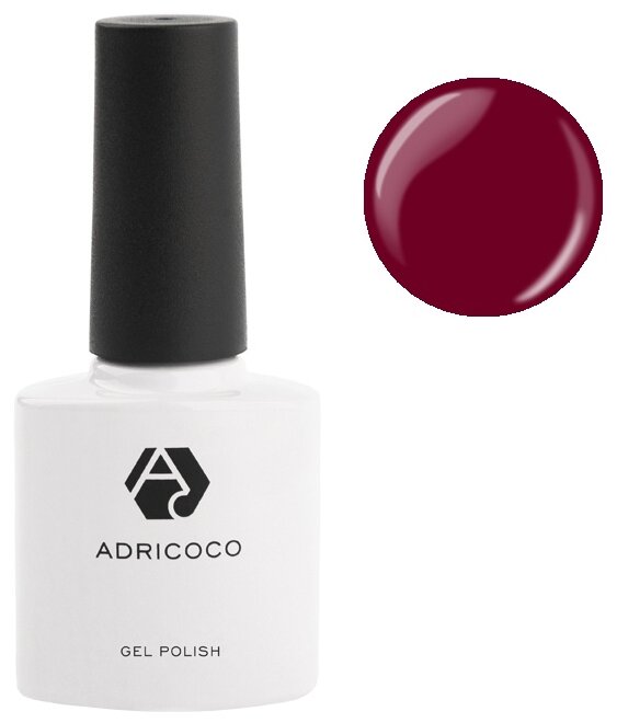 Цветной гель-лак ADRICOCO №026 бордовый (8 мл.)