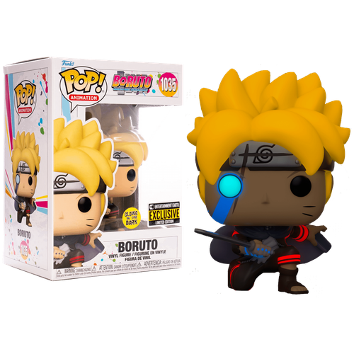 Фигурка Funko POP! Боруто - Печать Кама Эксклюзив Светится в темноте (Boruto - with Marks) №1035 мини фигурка наруто хокаге минато 4 см