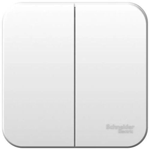 Выкл. 2-кл. о/у, 10А (МОН.ПЛ.) BLANCA...