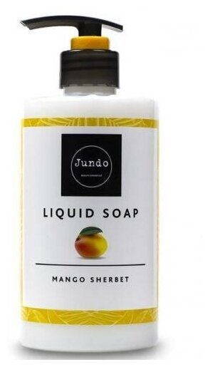 Jundo Liquid Soap Mango Sherbet Крем-мыло увлажняющее с гиалуроновой кислотой и эфирными маслами Манго 500 мл