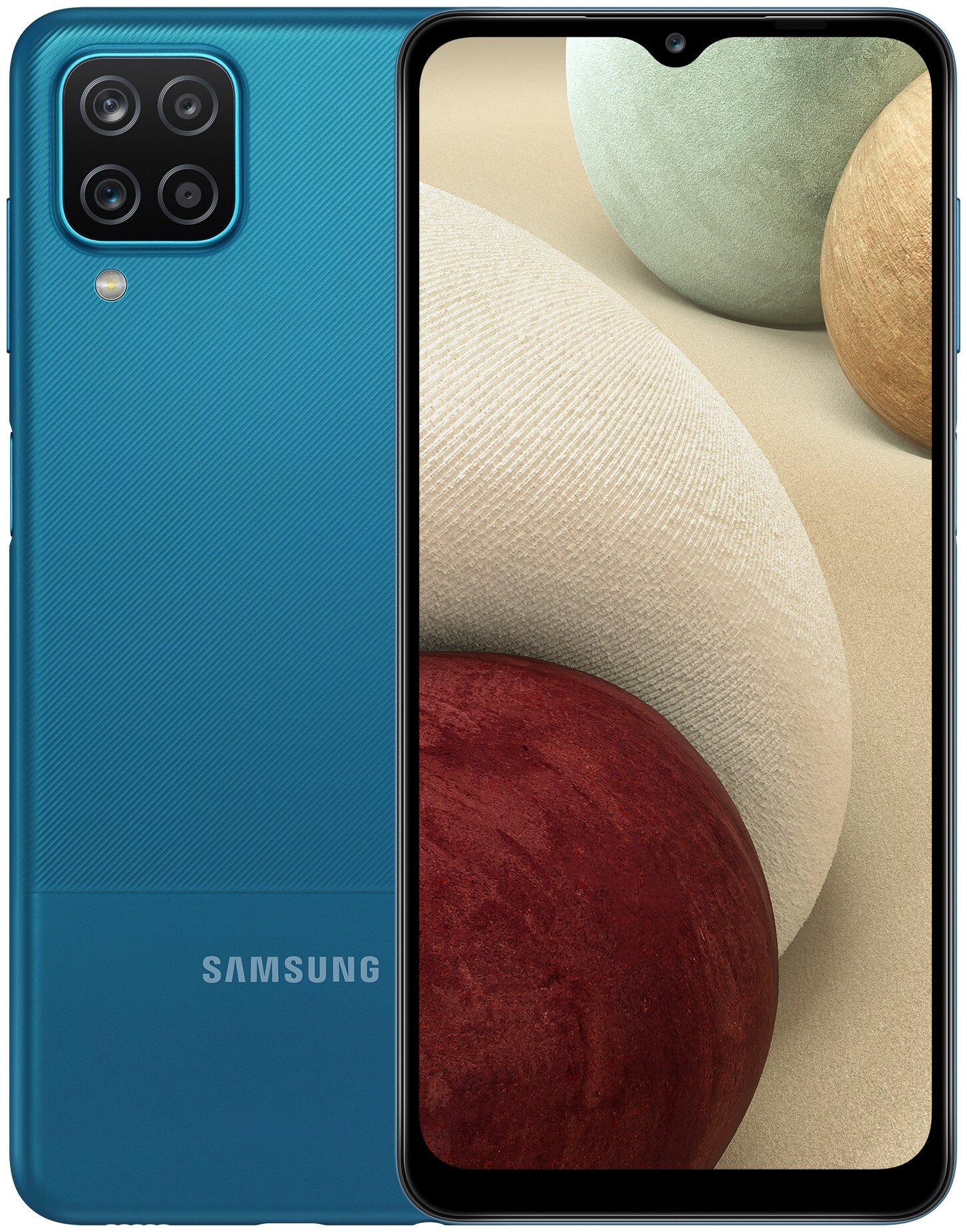 Смартфон Samsung Galaxy A12 3/32 ГБ, Dual nano SIM, синий