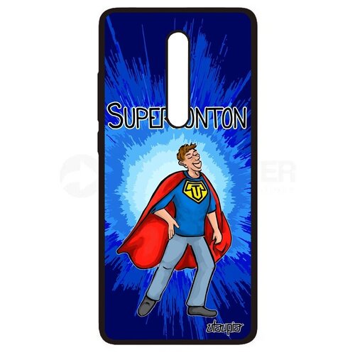 фото Защитный чехол для мобильного // xiaomi mi 9t pro // "супердядя" дядя комикс, utaupia, синий