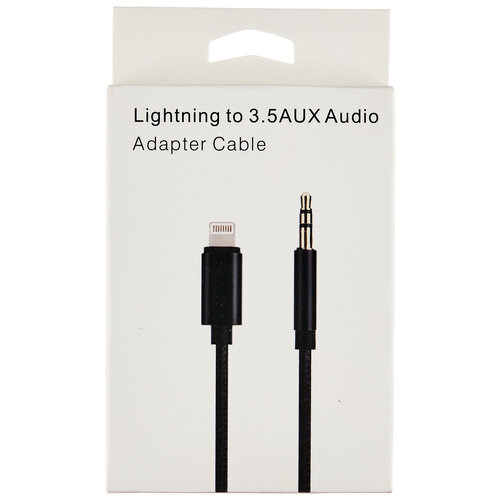 Кабель Audio AUX Lightning to mini jack 3.5 mm кабель адаптер iphone lightning to 3 5 aux audio jh 023 для apple