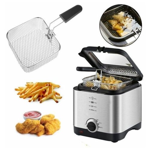 Фритюрница для жарки фри/крылышек/креветок/рыбы 2,5л 1000W R-5300
