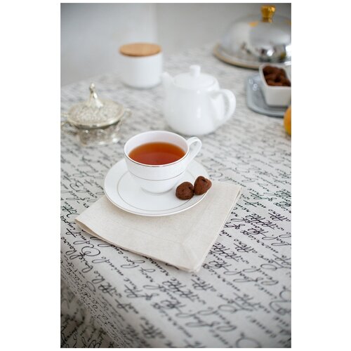 Салфетки на стол / Лен натуральный / Набор столовых салфеток / 40*40 / Салфетки сервировочные / Салфетка / лен / хлопок / 8 марта / Пасха