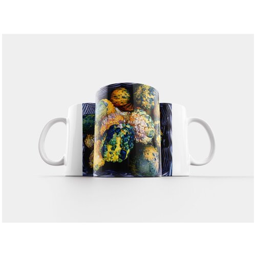 фото Кружка "декоративные тыквы, тыквы, разноцветный" 320 мл lotsprints