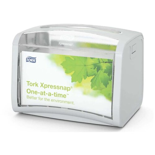 Диспенсер настольный Tork Xpressnap, система N4, вмещает 200 салфеток, красный (272612)