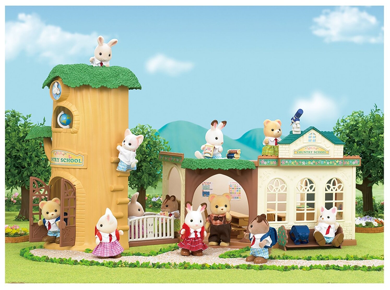 Игровой набор Sylvanian Families Лесная школа 5105 - фото №4