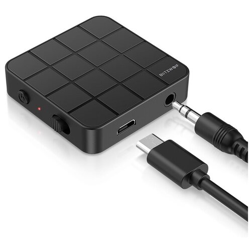 Приемник и передатчик Bluetooth BlitzWolf BW-BL2 Bluetooth Receiver & Transmitter 2 in 1 Black