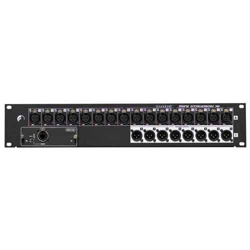 Soundcraft MSB-16 Cat5 Mini Stagebox цифровой стейджбокс стейдж бокс soundcraft msb 16 cat5 mini stagebox 16