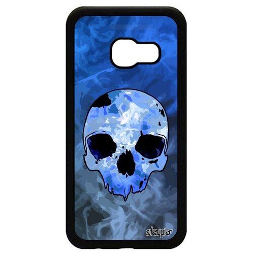 фото Качественный чехол на телефон // galaxy a3 2017 // "череп" стиль пират, utaupia, голубой