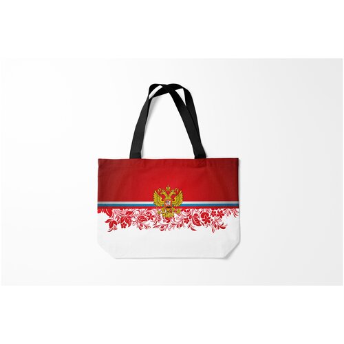 фото Сумка-шоппер / 46х35 см / туристические / россия российский герб burnettie