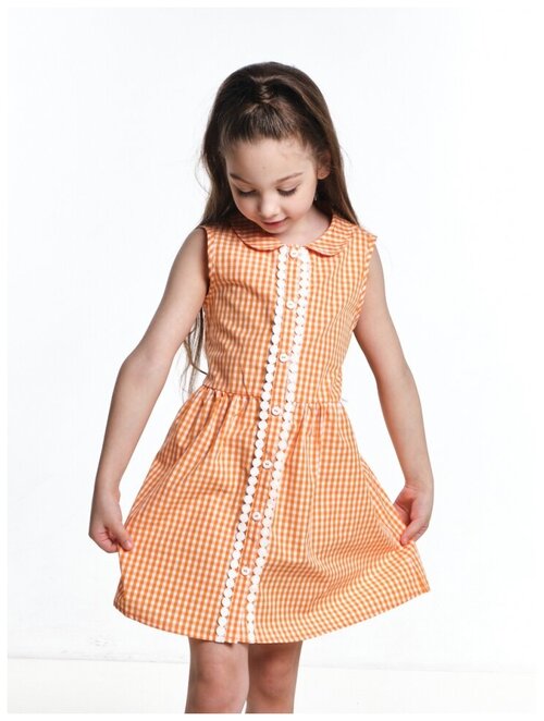 Платье Mini Maxi, размер 98, коралловый