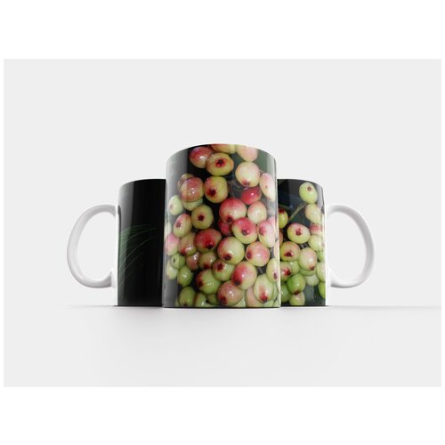 фото Кружка "шерстяной снежок, ягода, зеленый" 320 мл lotsprints