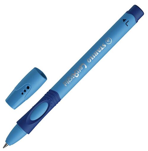 Ручка шариковая неавтоматическая STABILO LeftRightд/лев6318 0,3син1шт/бл(Р)