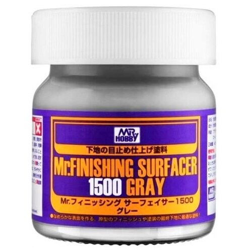 грунтовка финишная серая для сборных моделей sf 289 mr finishing surfacer 1500 40 мл mr hobby япония Грунтовка финишная серая для сборных моделей SF-289, Mr Finishing surfacer 1500, 40 мл, MR.HOBBY (Япония)