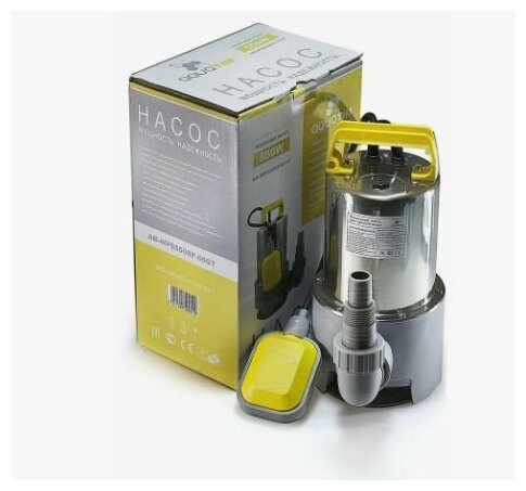 Насосы Фекальные Фекальный дренажный насос 550 Вт AQUATIM AM-WPD550SP-05GT