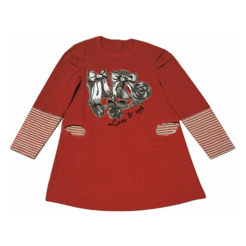 фото Платье luneva для девочки размер 116, красный