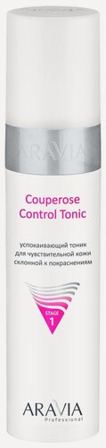 Изображение товара Тоник ARAVIA PROFESSIONAL Успокаивающий для чувствительной кожи склонной к покраснениям Couperose Control Tonic, 250 мл