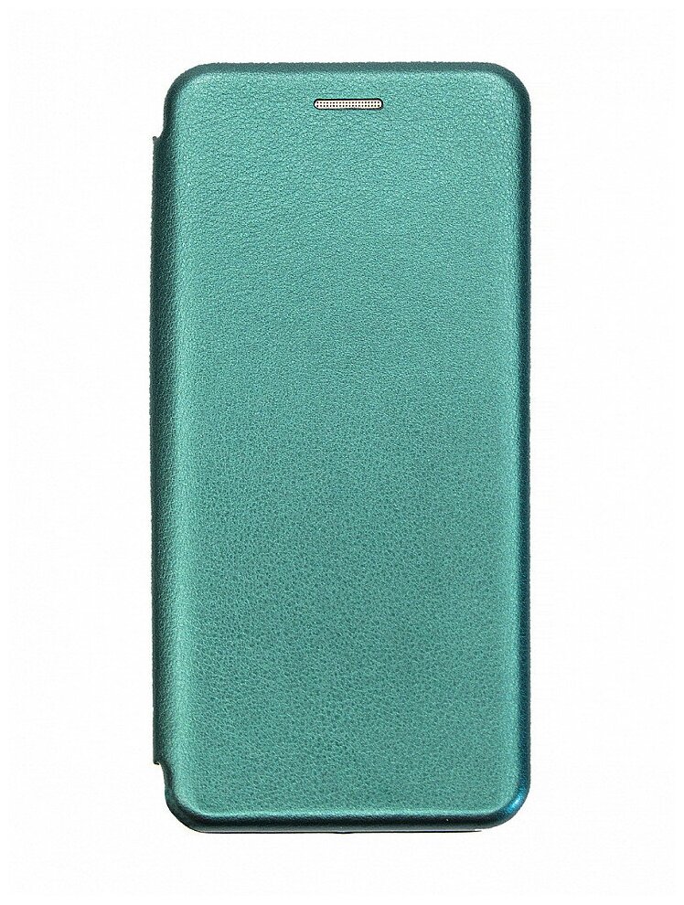 Чехол книжка с магнитом для Samsung Galaxy A51 (темно-зеленый)