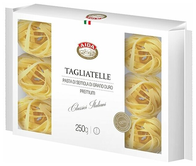 Макаронные изделия AIDA Tagliatelle/ Гнезда Тальятелле 250г