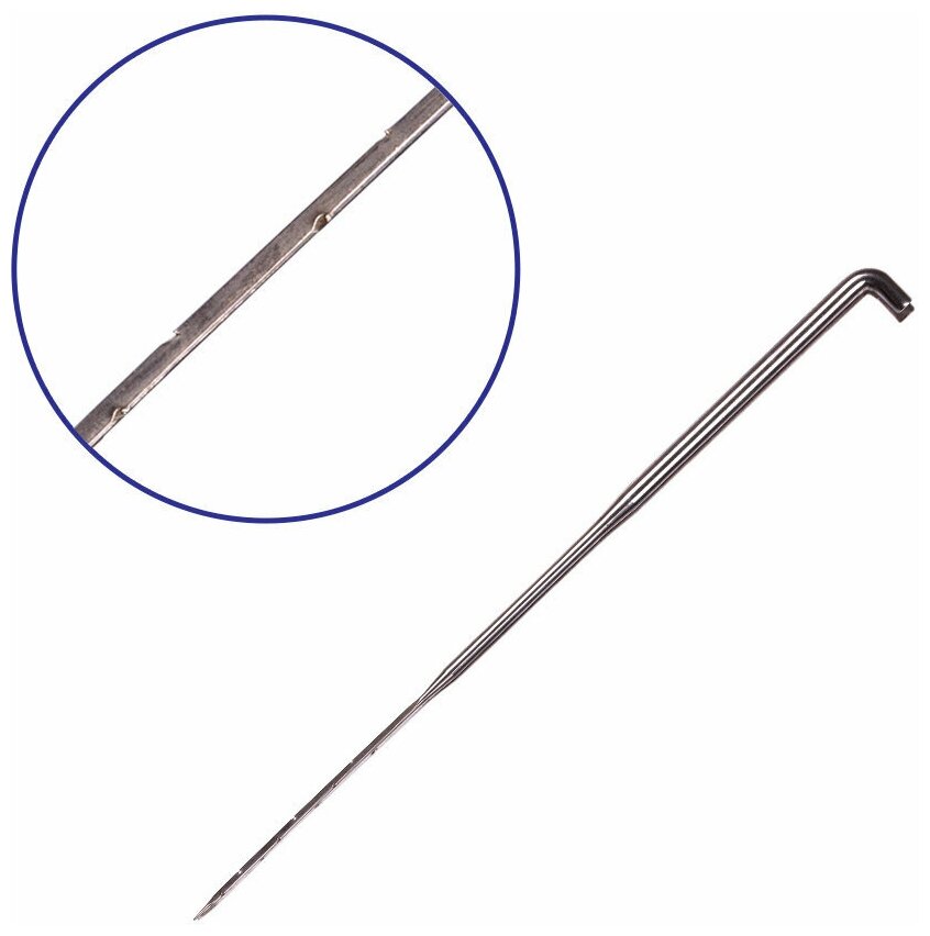 Валяние - иглы и инструменты Gamma FN-006 Иглы для валяния (фелтинга) в блистере с деревянной ручкой (№36 толстые)